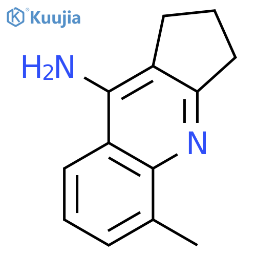 5-methyl-2,3-dihydro-1H-cyclopenta[b]quinolin-9-amine structure