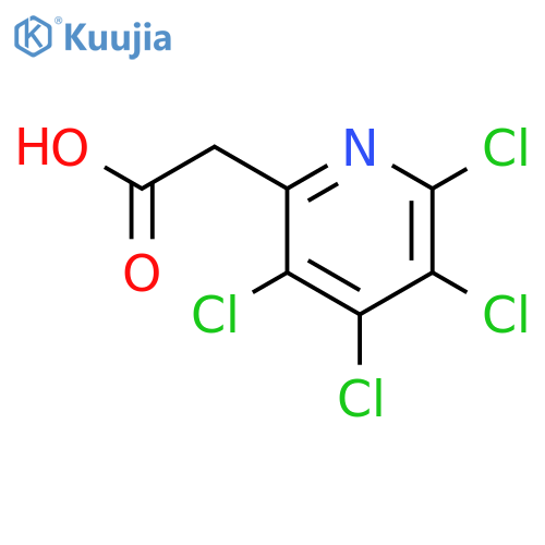 2-Pyridineacetic acid, 3,4,5,6-tetrachloro- structure