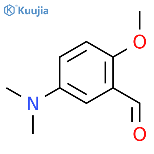 BENZALDEHYDE, 5-(DIMETHYLAMINO)-2-METHOXY- structure