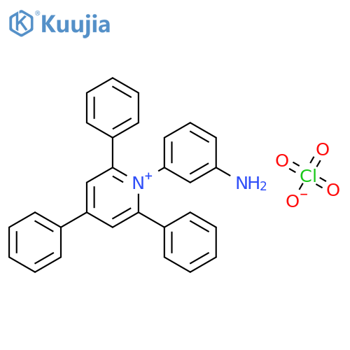 Pyridinium, 1-(3-aminophenyl)-2,4,6-triphenyl-, perchlorate structure