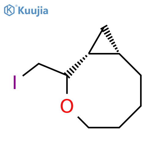 3-Oxabicyclo[6.1.0]nonane, 2-(iodomethyl)-, (1R,8S)-rel- structure