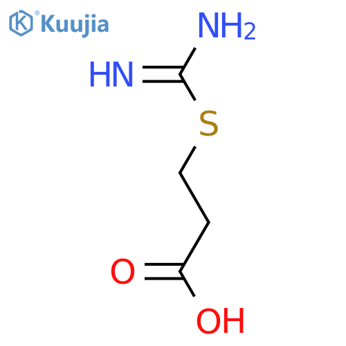 3-amidinothiopropanoic acid structure