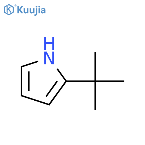 1H-Pyrrole,2-(1,1-dimethylethyl)- structure