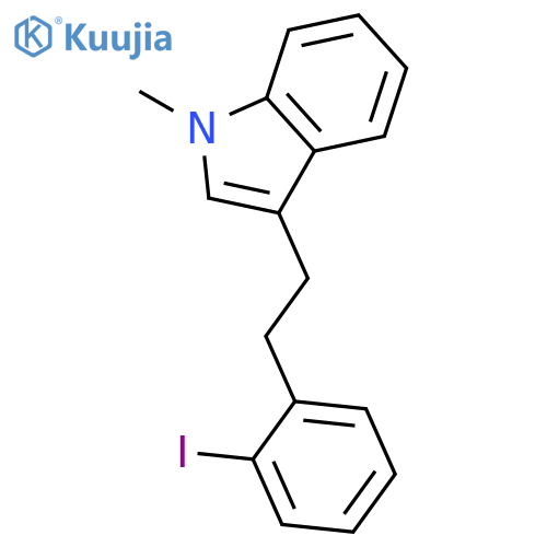 1H-Indole, 3-[2-(2-iodophenyl)ethyl]-1-methyl- structure
