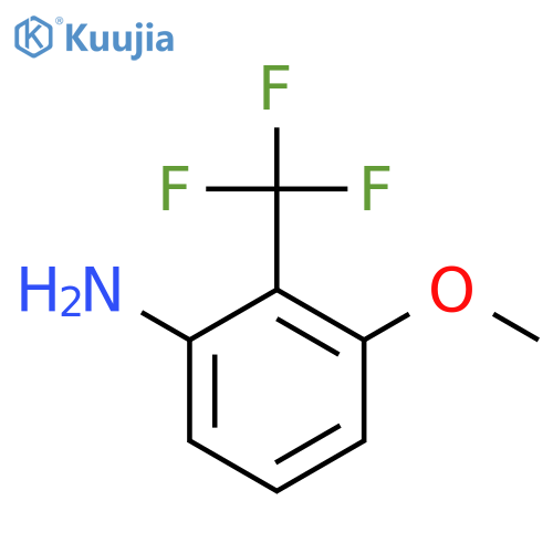 3-methoxy-2-trifluoromethylaniline structure