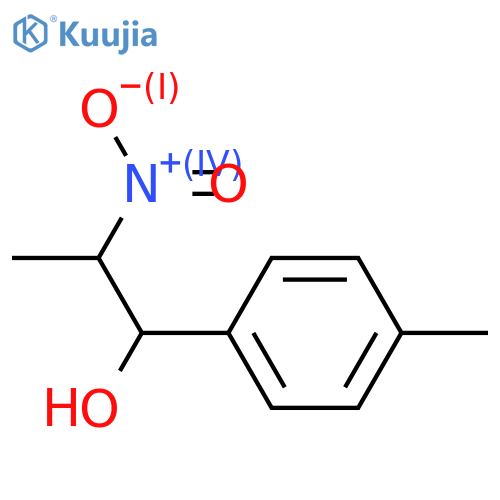 Benzenemethanol, 4-methyl-a-(1-nitroethyl)- structure