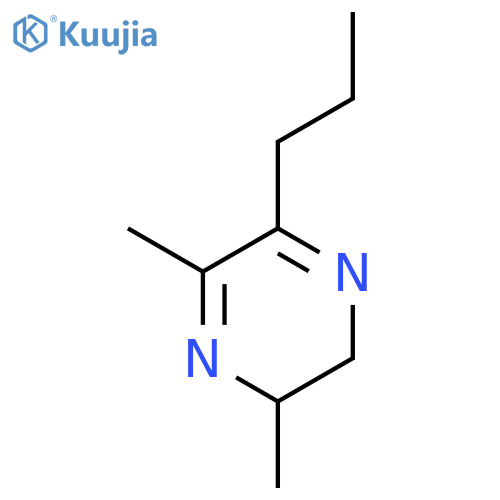 Pyrazine, 2,3-dihydro-2,6-dimethyl-5-propyl- (9CI) structure
