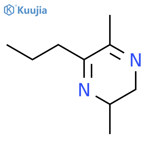 Pyrazine, 2,3-dihydro-2,5-dimethyl-6-propyl- (9CI) structure