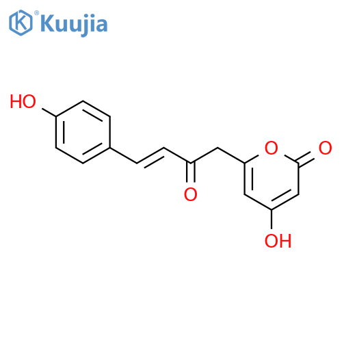 2H-Pyran-2-one,4-hydroxy-6-[(3E)-4-(4-hydroxyphenyl)-2-oxo-3-butenyl]- structure