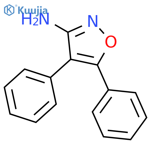 3-ISOXAZOLAMINE, 4,5-DIPHENYL- structure