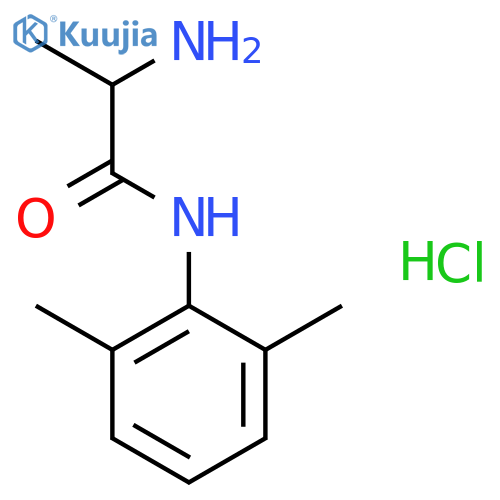 (2S)-2-amino-N-(2,6-dimethylphenyl)propanamide hydrochloride structure
