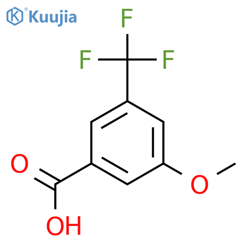 3-Methoxy-5-(trifluoromethyl)benzoic acid structure