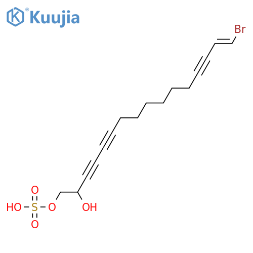 16-Bromo-15-hexadecene-3,5,13-triyne-1,2-diol; (2ξ,15E)-form, 1-O-Sulfate structure