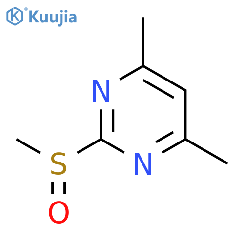 2-(Methanesulfinyl)-4,6-dimethylpyrimidine structure