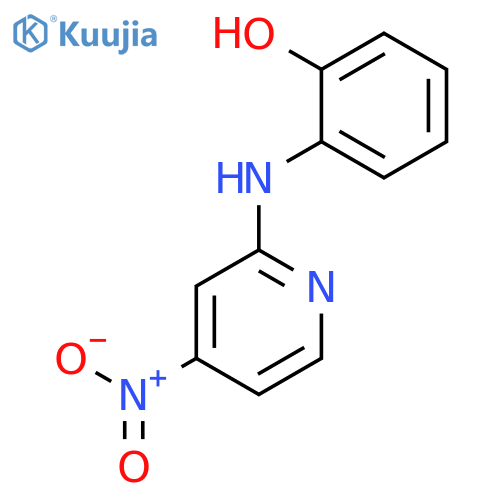 Phenol, 2-[(4-nitro-2-pyridinyl)amino]- structure