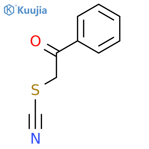 1-Phenyl-2-thiocyanato-ethanone structure