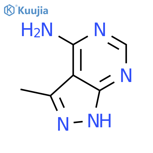 3-Methyl-1H-pyrazolo[3,4-d]pyrimidin-4-amine structure