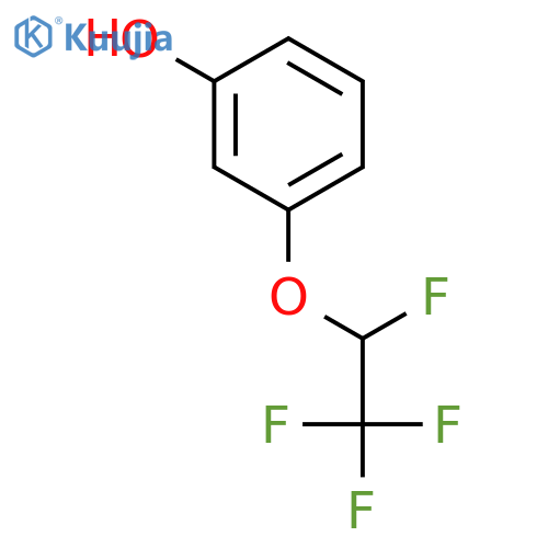 3-(1,1,2,2-Tetrafluoroethoxy)phenol structure
