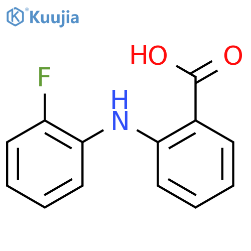 N-(2-Fluorophenyl)anthranilic Acid structure
