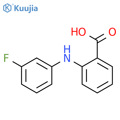 N-(3-Fluorophenyl)anthranilic acid structure