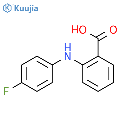 N-(4-Fluorophenyl)anthranilic Acid structure