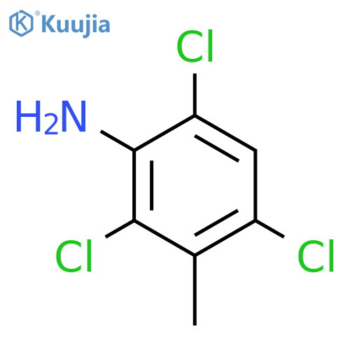Benzenamine,2,4,6-trichloro-3-methyl- structure