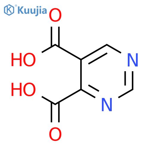 4,5-Pyrimidinedicarboxylic acid structure