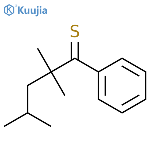 1-Pentanethione, 2,2,4-trimethyl-1-phenyl- structure