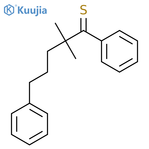 1-Pentanethione, 2,2-dimethyl-1,5-diphenyl- structure