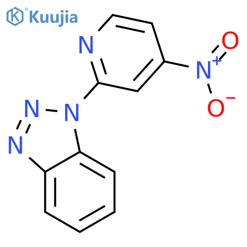 1H-BENZOTRIAZOLE, 1-(4-NITRO-2-PYRIDINYL)- structure