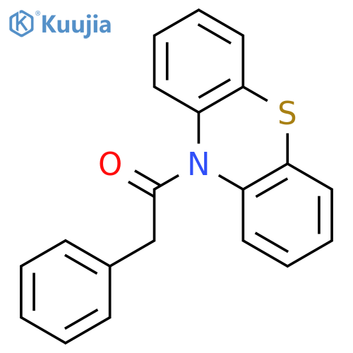 10H-Phenothiazine, 10-(phenylacetyl)- structure