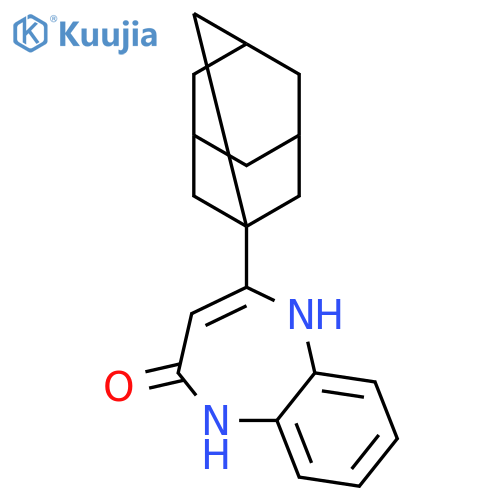 4-(1-adamantyl)-1,5-dihydro-1,5-benzodiazepin-2-one structure