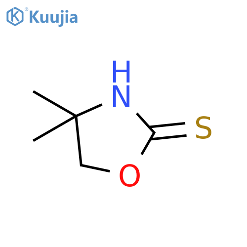 4,4-Dimethyloxazolidine-2-thione structure