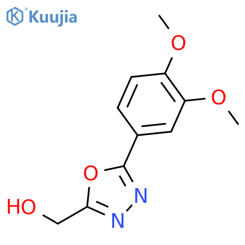 [5-(3,4-dimethoxyphenyl)-1,3,4-oxadiazol-2-yl]methanol structure