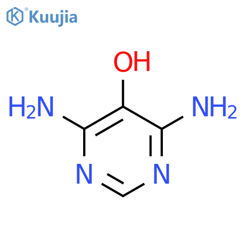 4,6-diaminopyrimidin-5-ol structure