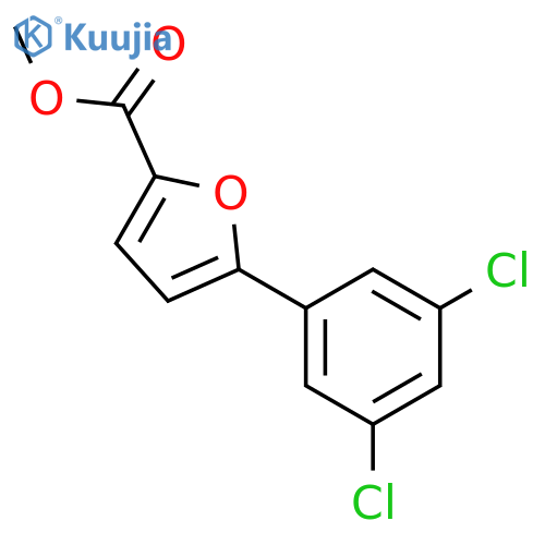 5-(3,5-di-chlorophenyl)furan-2-carboxylic acid methyl ester structure