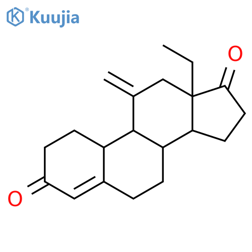 18-Methyl-11-methyleneestr-4-ene-3,17-dione structure
