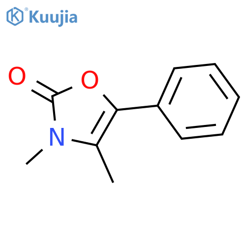 2(3H)-Oxazolone, 3,4-dimethyl-5-phenyl- structure