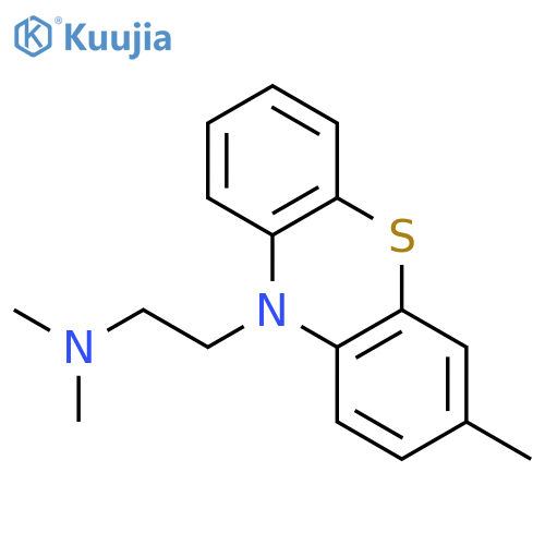 10H-PHENOTHIAZINE-10-ETHANAMINE, N,N,3-TRIMETHYL- structure