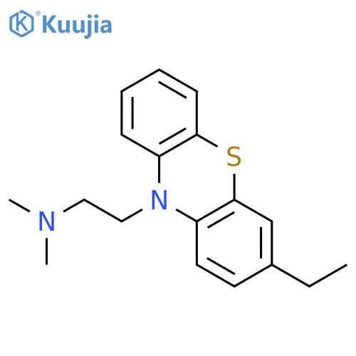 10H-PHENOTHIAZINE-10-ETHANAMINE, 3-ETHYL-N,N-DIMETHYL- structure
