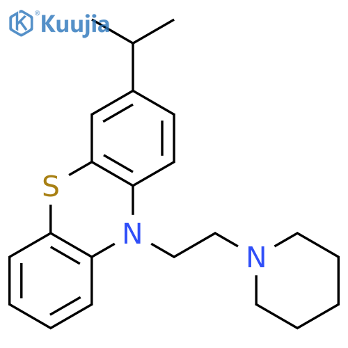 10H-PHENOTHIAZINE, 3-(1-METHYLETHYL)-10-[2-(1-PIPERIDINYL)ETHYL]- structure