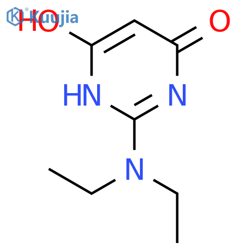4(1H)-PYRIMIDINONE, 2-(DIETHYLAMINO)-6-HYDROXY- structure