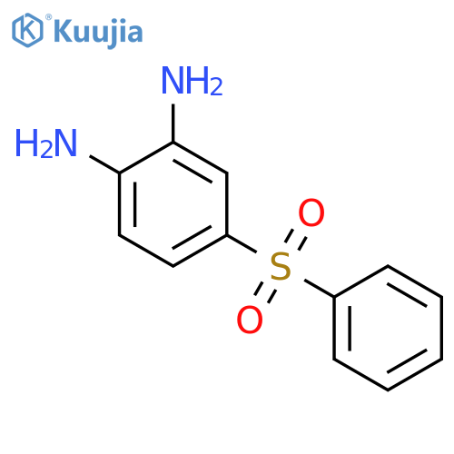 1,2-Benzenediamine, 4-(phenylsulfonyl)- structure