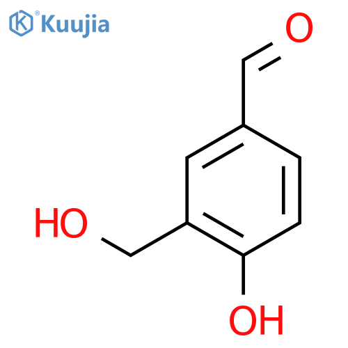 4-Hydroxy-3-(hydroxymethyl)benzaldehyde structure