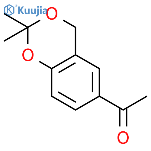 1-(2,2-dimethyl-2,4-dihydro-1,3-benzodioxin-6-yl)ethan-1-one structure