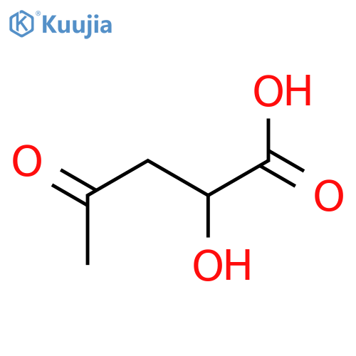 2-Hydroxy-4-oxopentanoic acid structure