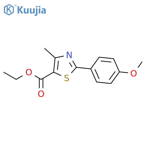 Ethyl 2-(4-Methoxyphenyl)-4-Methylthiazole-5-Carboxylate structure