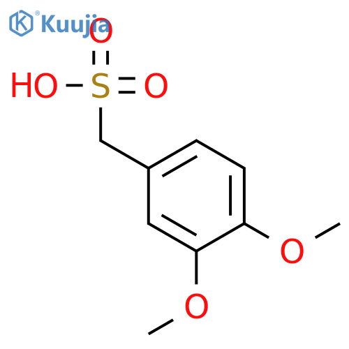 (3,4-Dimethoxyphenyl)methanesulfonic acid structure