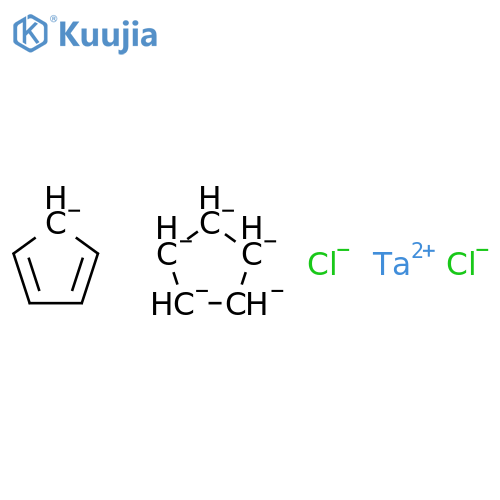Tantalum, bis(eta5-cyclopentadienyl) dichloride structure