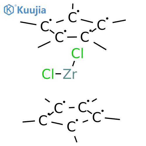 Decamethylzirconocene Dichloride structure